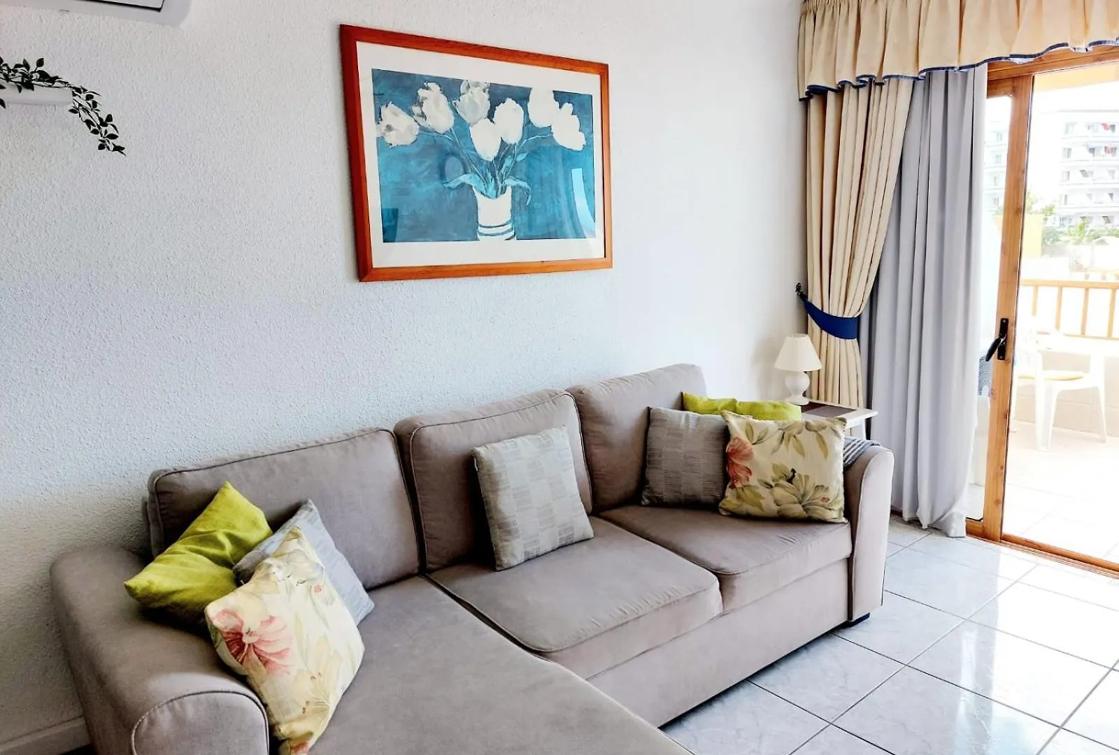 First Line Los Geranios Ocean View Apartment Air Conditioned 50 M From La Pinta Beach Costa Adeje